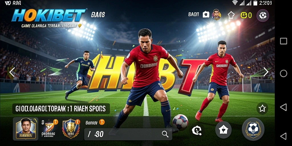 Tampilan seru gameplay HOKIBET yang memukau.
