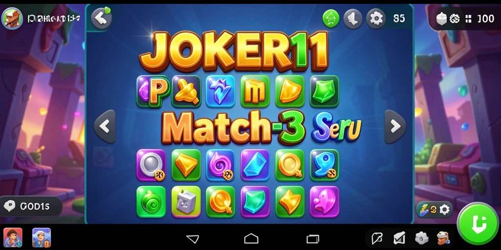 Tampilan gameplay <strong>JOKER11</strong> yang penuh warna dan menantang.