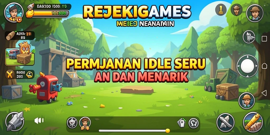Tampilan gameplay yang mengasyikkan dari REJEKIGAMES.