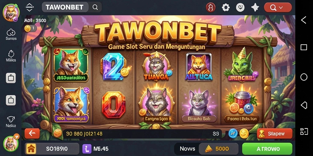 Tampilan gameplay TAWONBET yang menarik dan mengasyikkan.