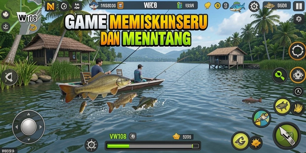 Tangkapan ikan yang memukau dalam gameplay VW108.